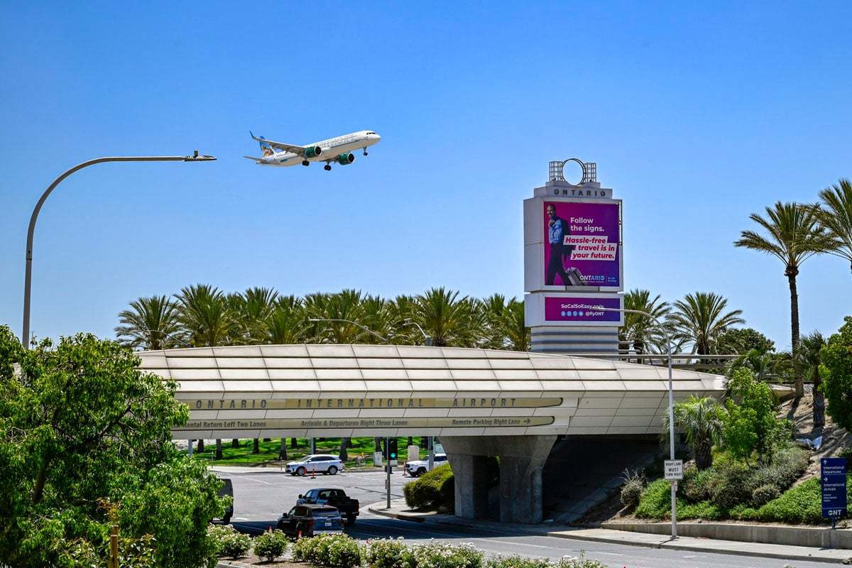 Minutes to Ontario International Airport