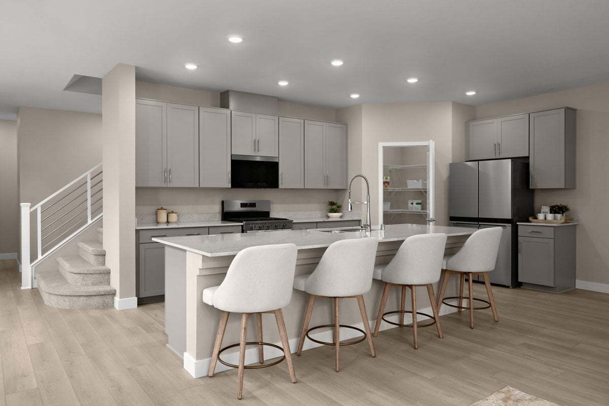 Plan 2469 Modeled - Kitchen