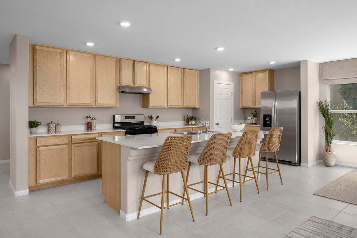 Plan 1850 Modeled - Kitchen