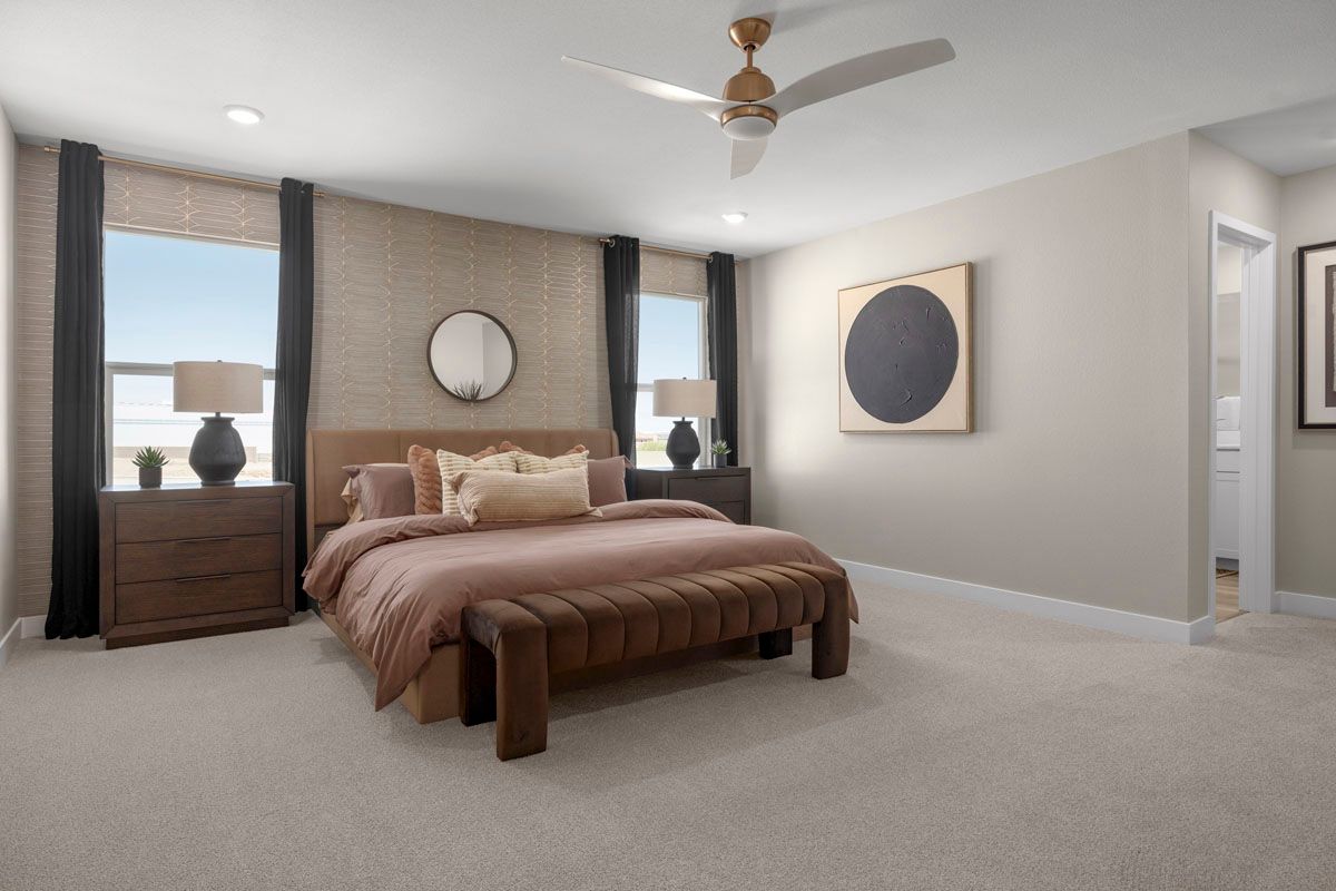 Plan 2469 Modeled - Primary bedroom
