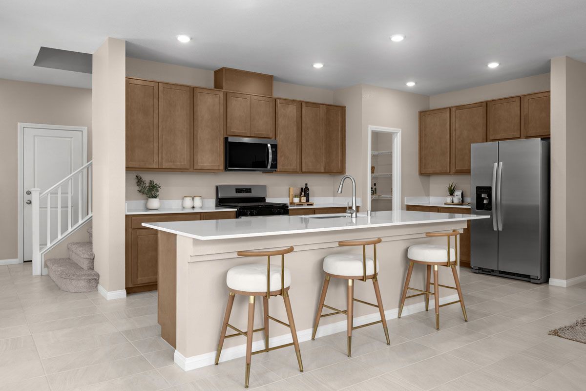 Plan 1998 Modeled - Kitchen