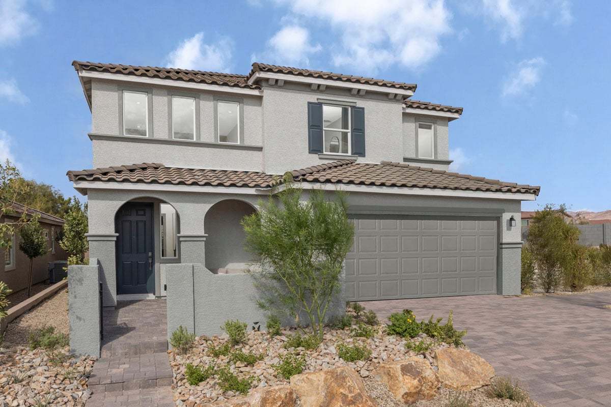 Plan 3066 Modeled - Front exterior