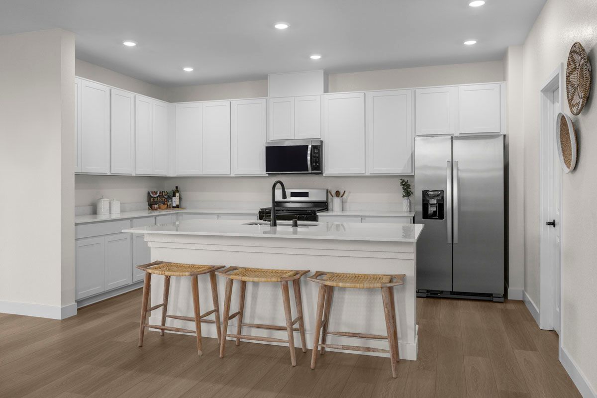 Plan 1901 Modeled - Kitchen
