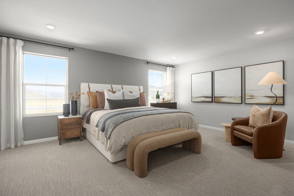 Plan 2763 Modeled - Primary bedroom