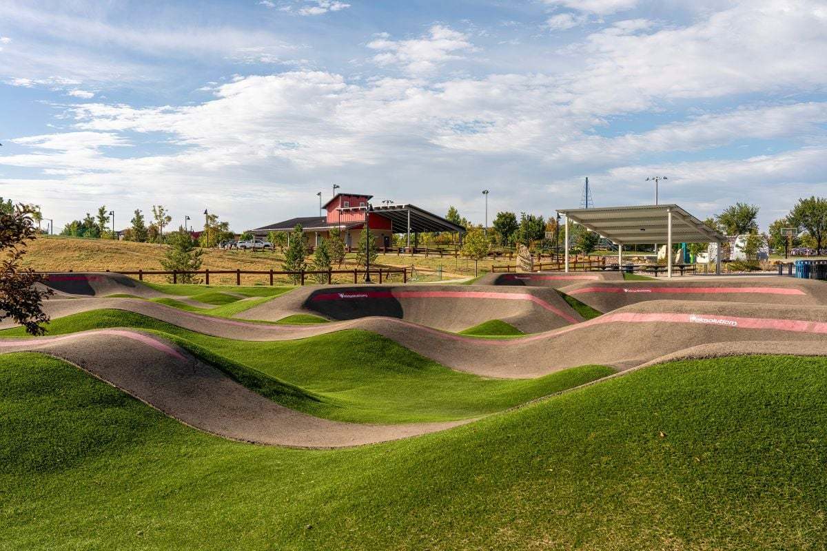 Near skate park at Erie Community Park