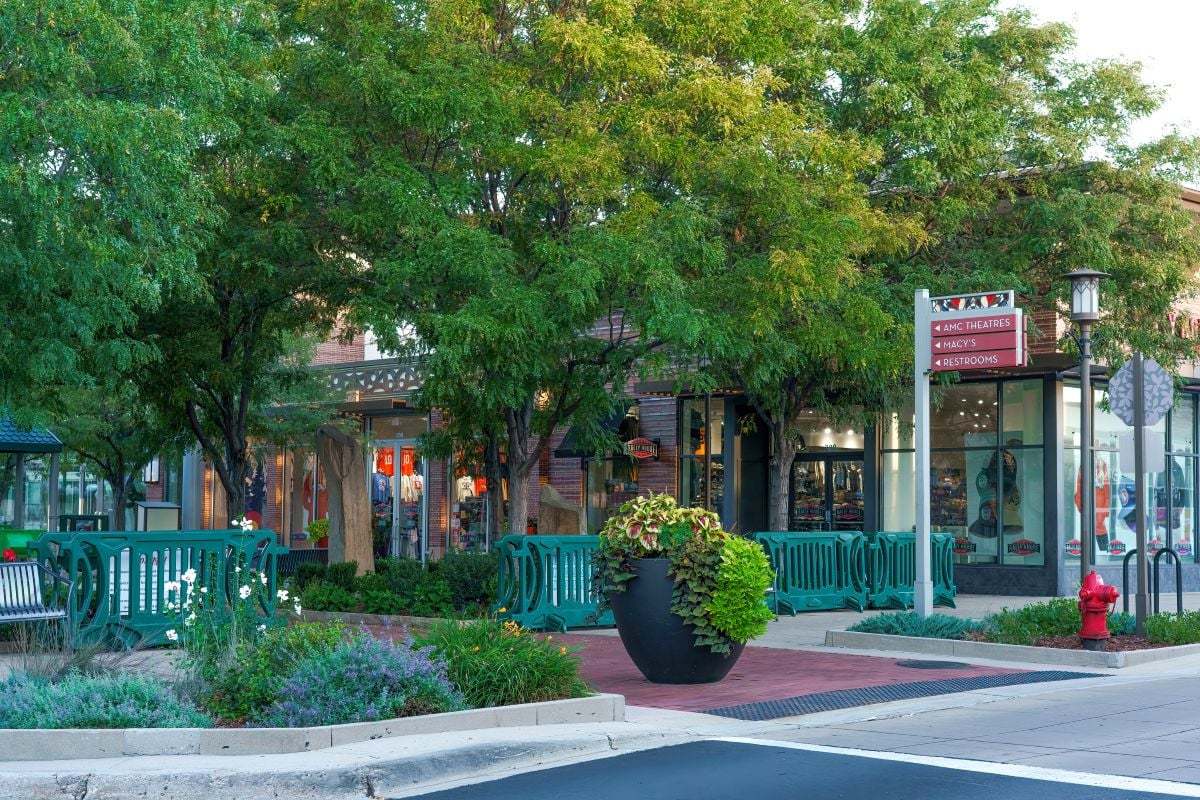 Close to shopping