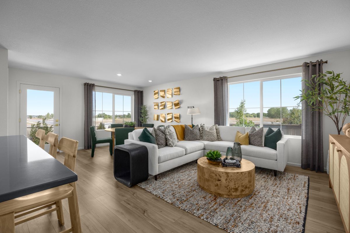 Plan 1382 Modeled - Great room