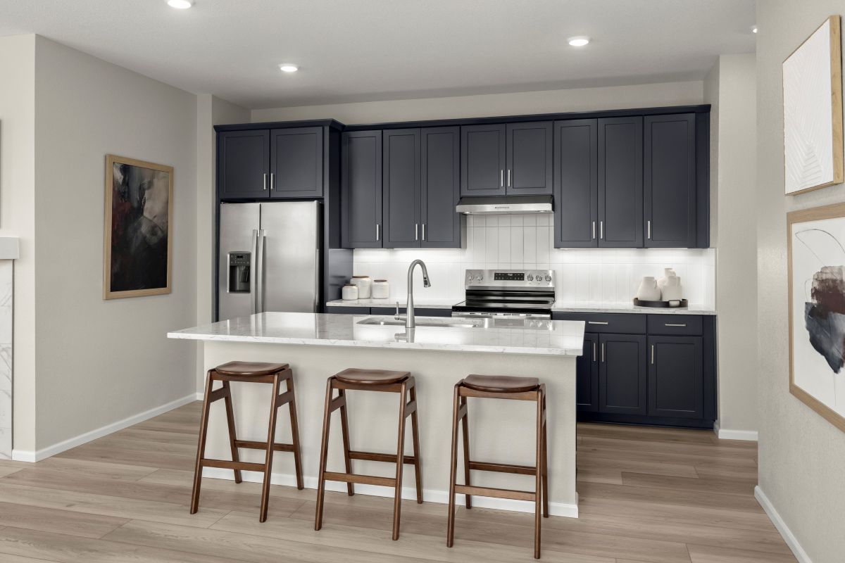 Plan 1672 Modeled - Kitchen