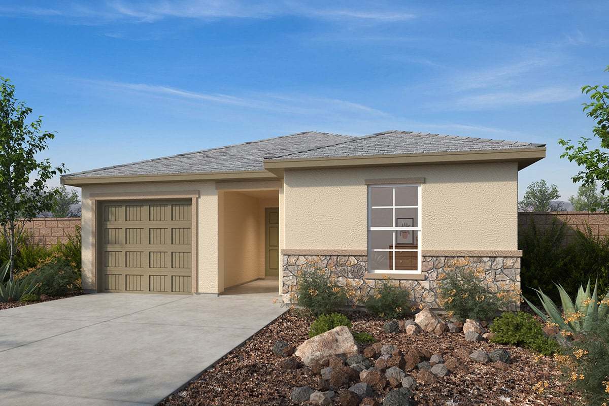 Plan 1015 - Exterior C with optional stone