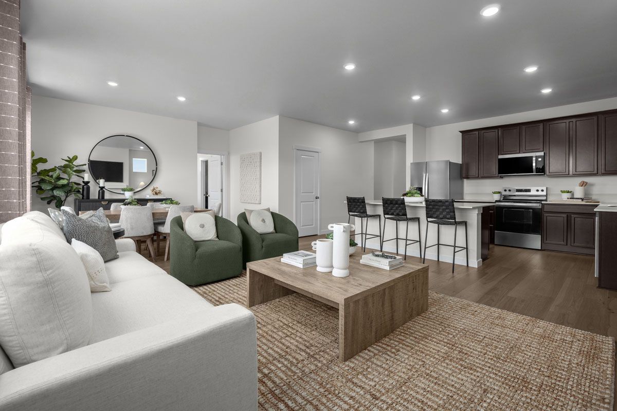 Plan 1860 Modeled - Great room