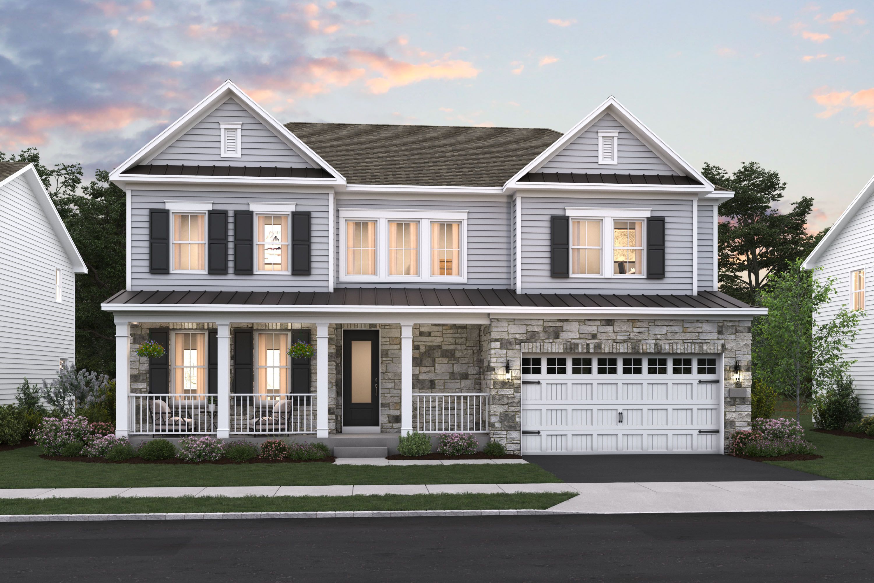 Canterbury - Country Woods at Neptune: Neptune, New Jersey - K. Hovnanian® Homes