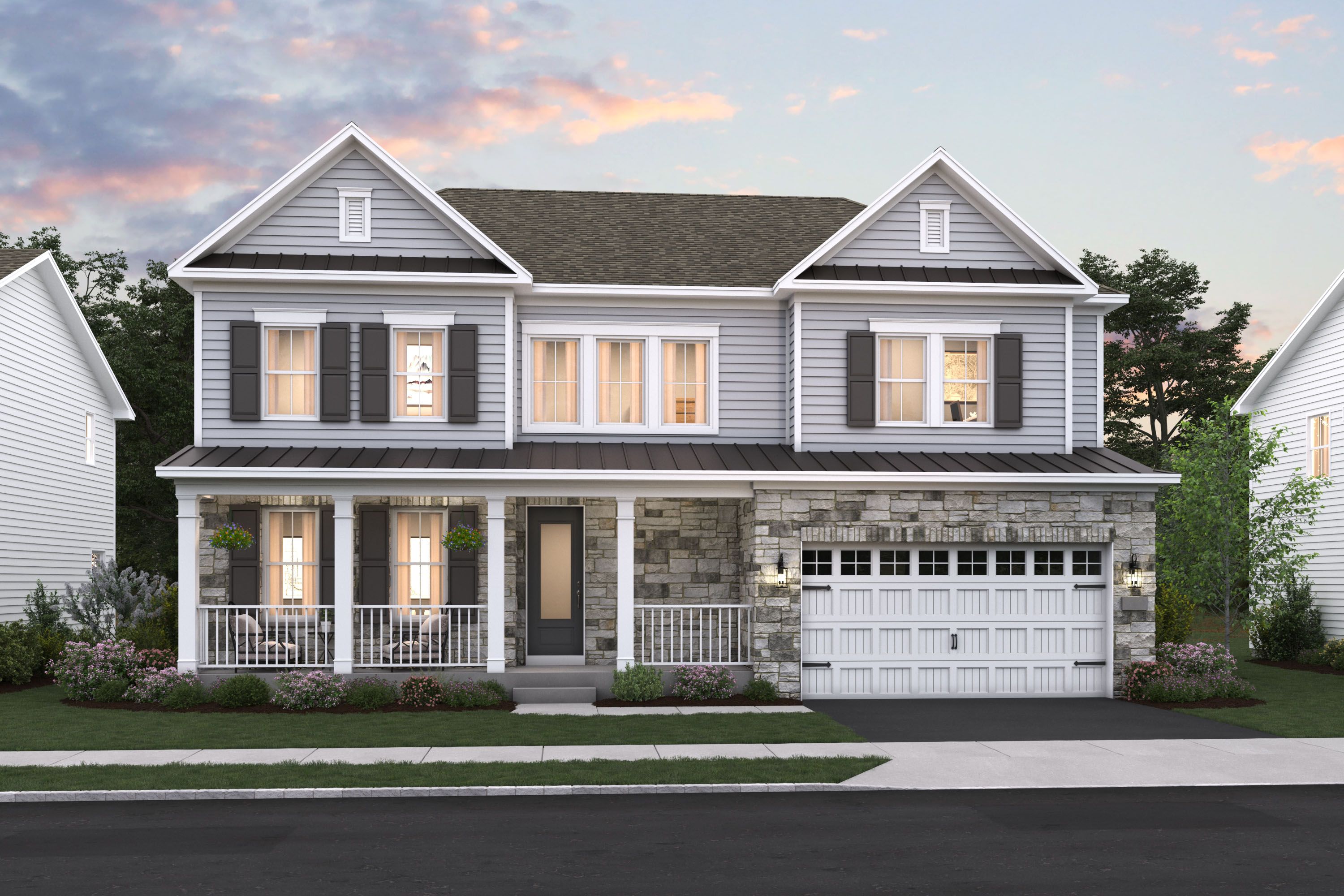 Canterbury - Country Woods at Neptune: Neptune, New Jersey - K. Hovnanian® Homes