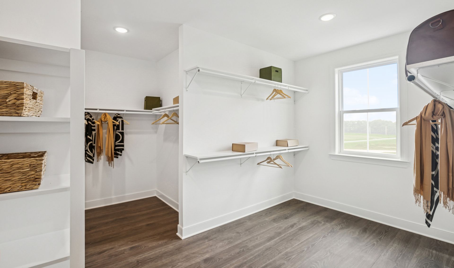 Primary walk-in closet