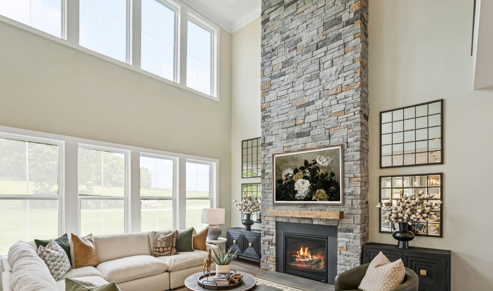 Two-story great room