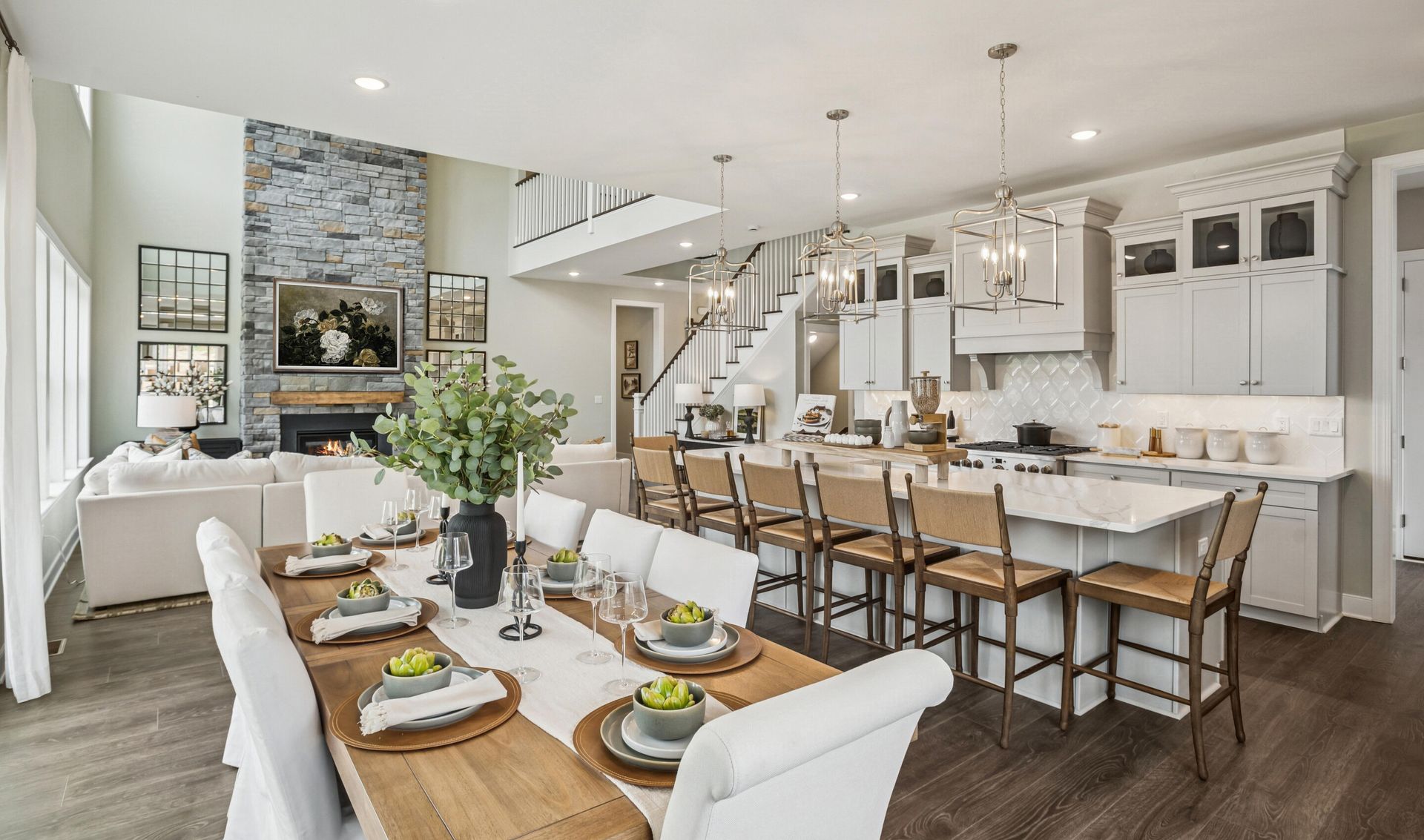 Dining area near kitchen