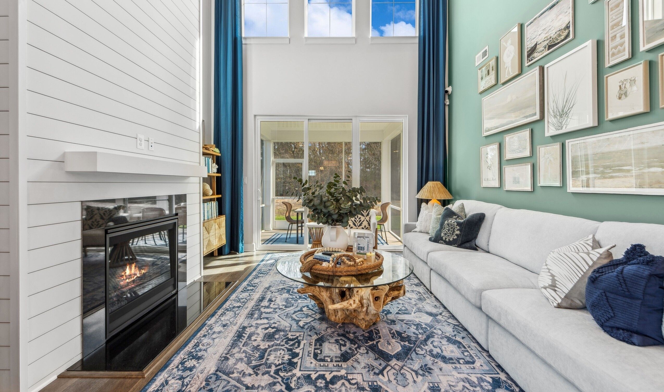 Two-story great room