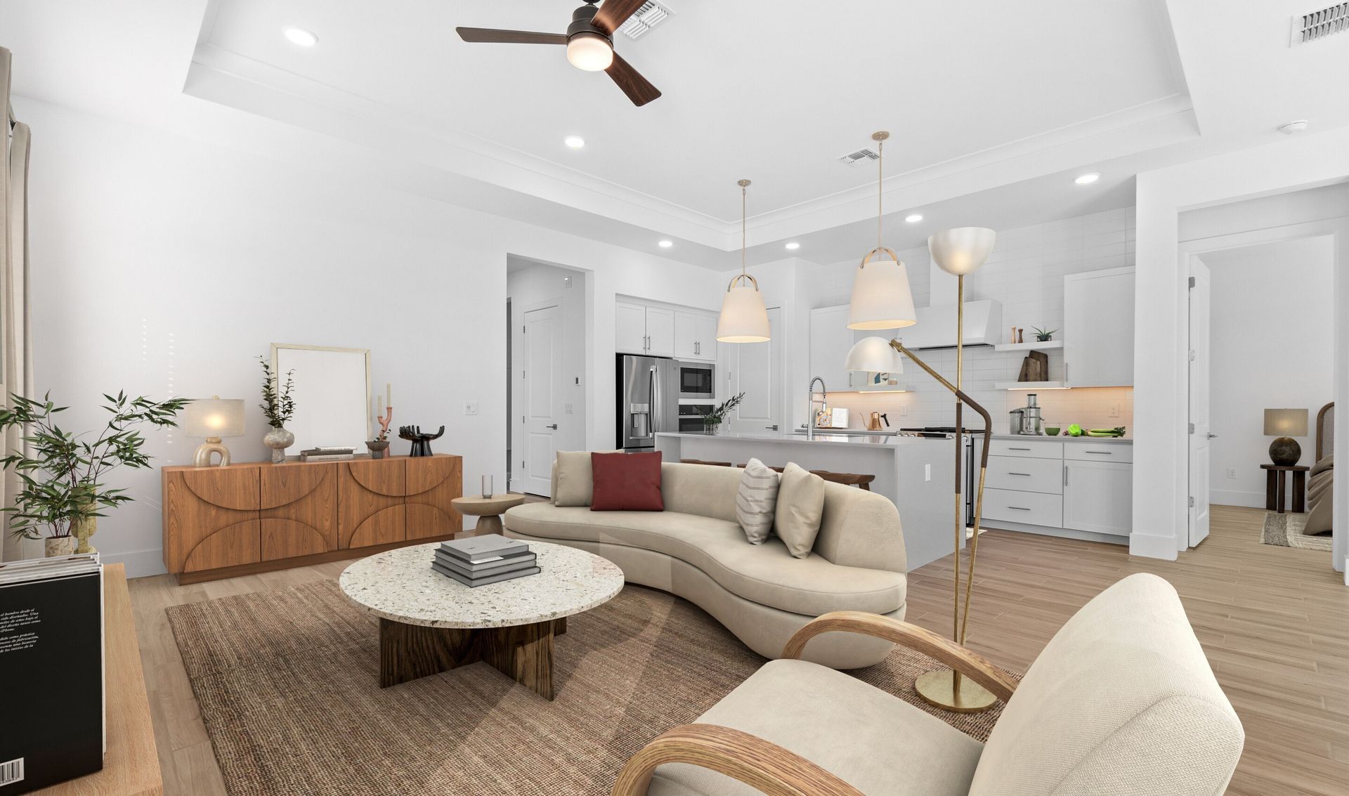 Bright and open floor plan