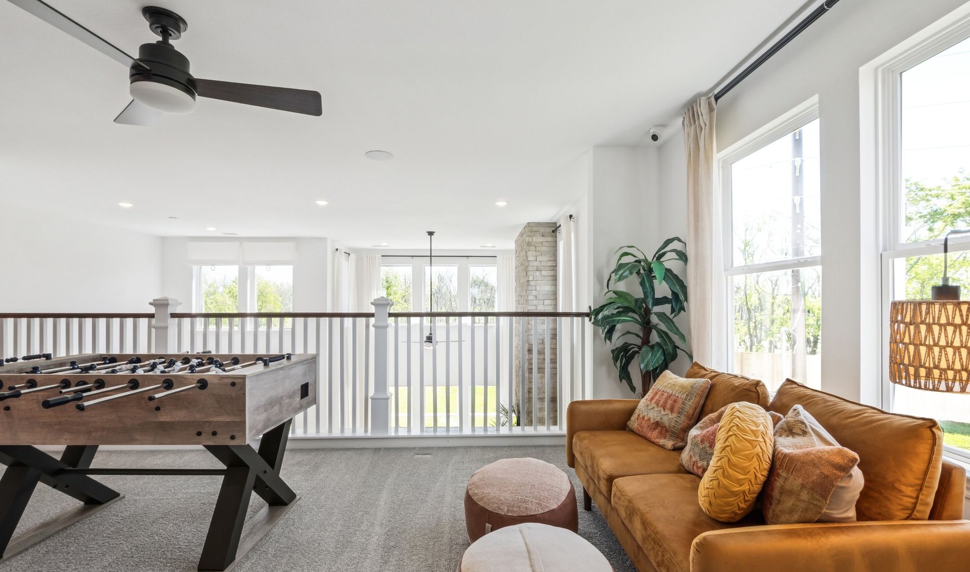 Loft with view of great room below