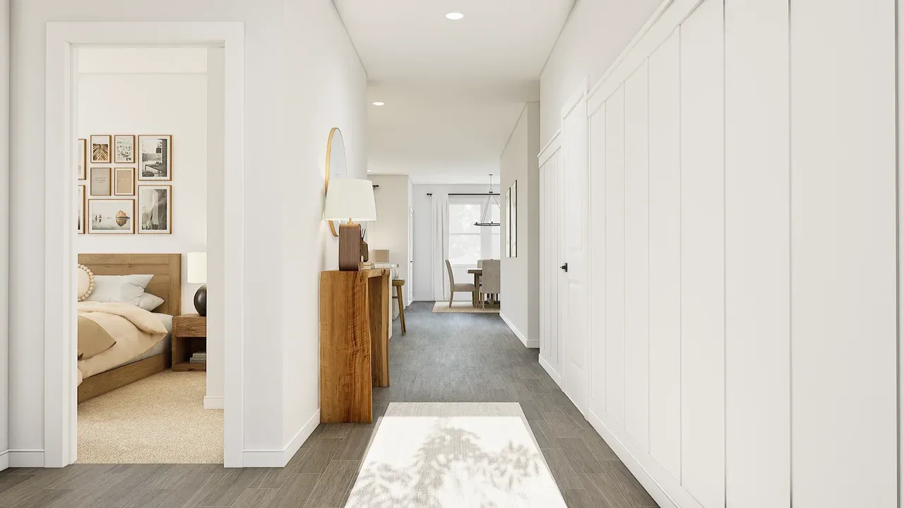 Foyer with Feature Wall