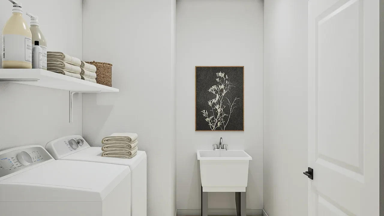 Laundry Room with Utility Sink