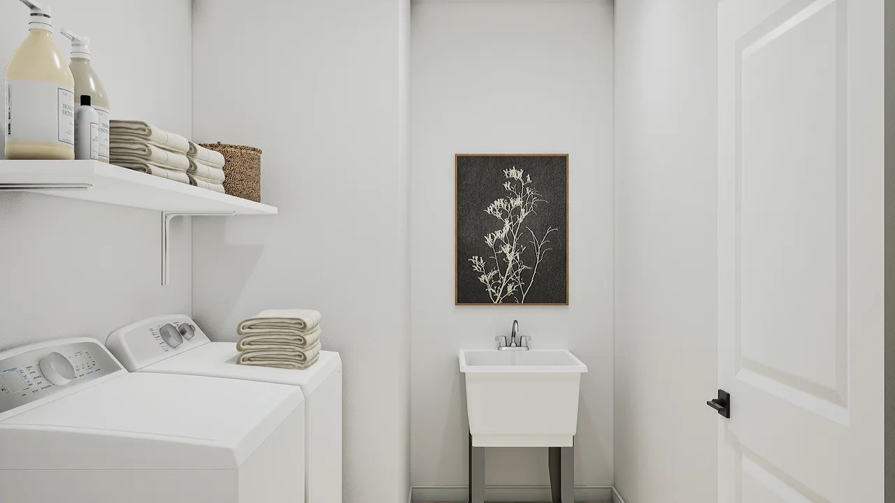 Laundry Room with Utility Sink