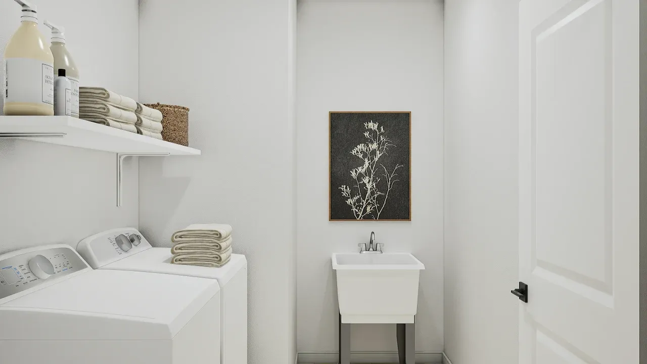 Laundry Room with Utility Sink