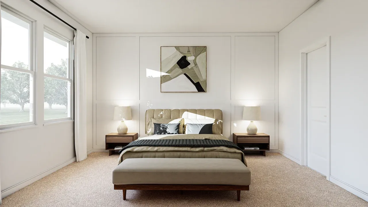 Primary Suite with Feature Wall