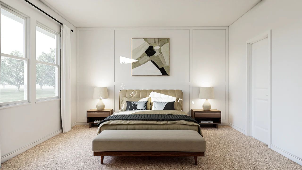 Primary Suite with Feature Wall