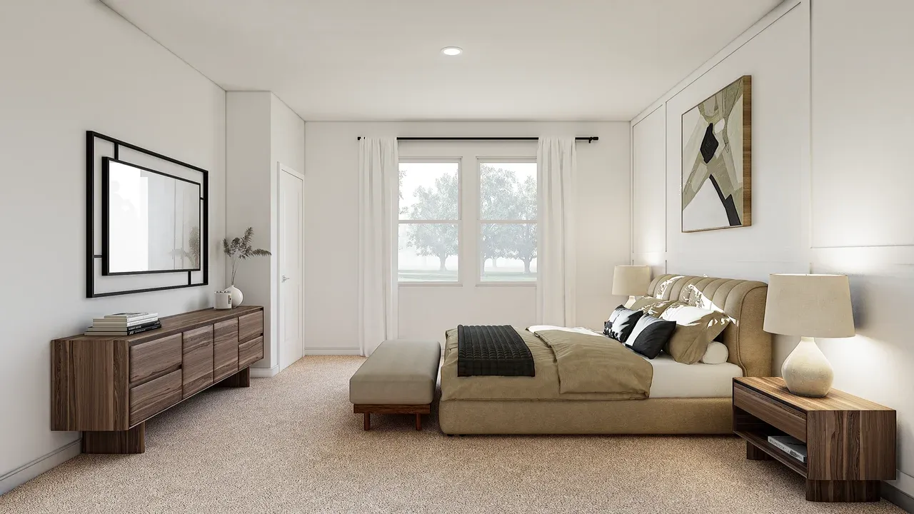 Primary Suite with Feature Wall