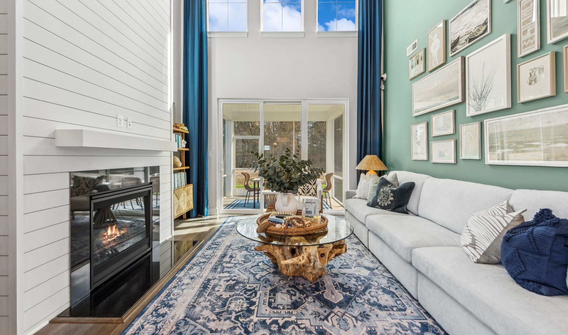Two-story great room