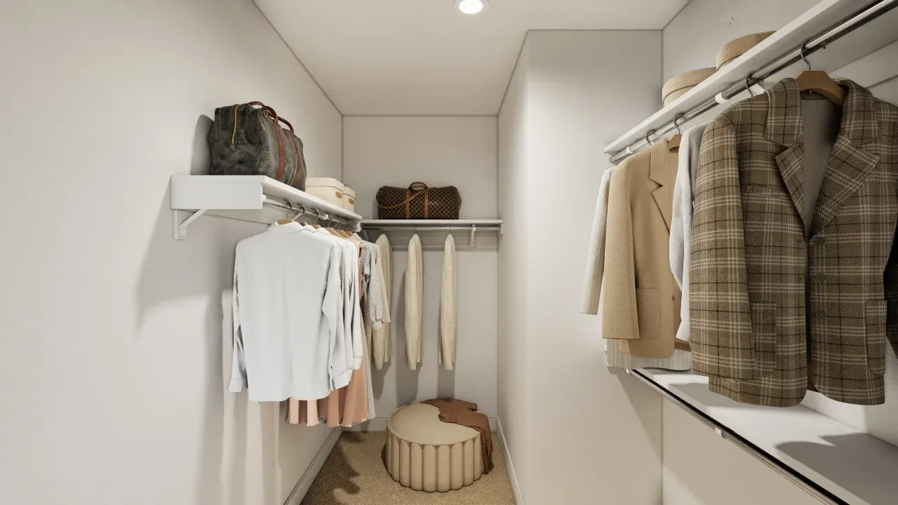 Primary Walk In Closet