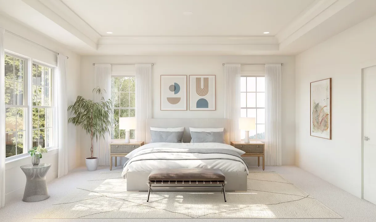 Primary suite with tray ceiling-Artist Rendering