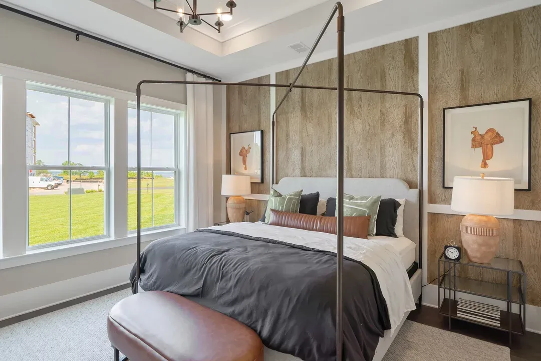 Primary suite with tray ceiling