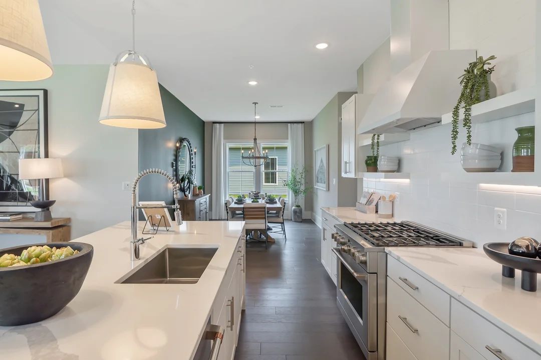 Kitchen and dining area
