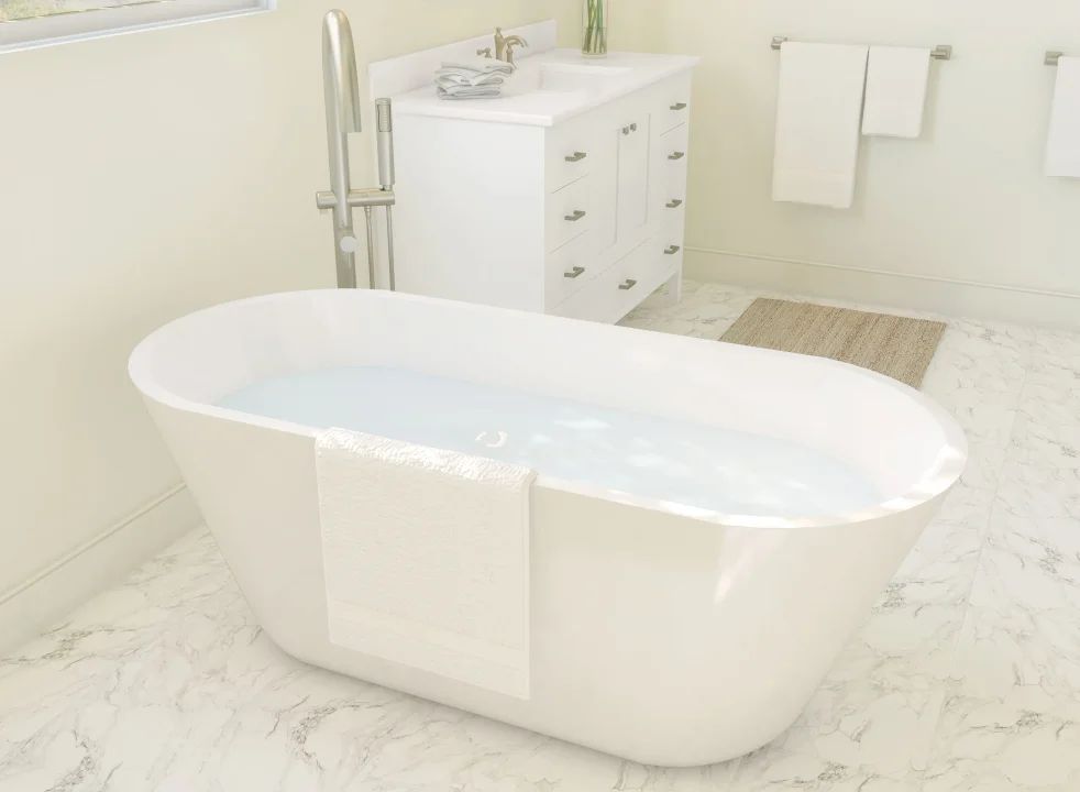 Primary bath optional freestanding tub
