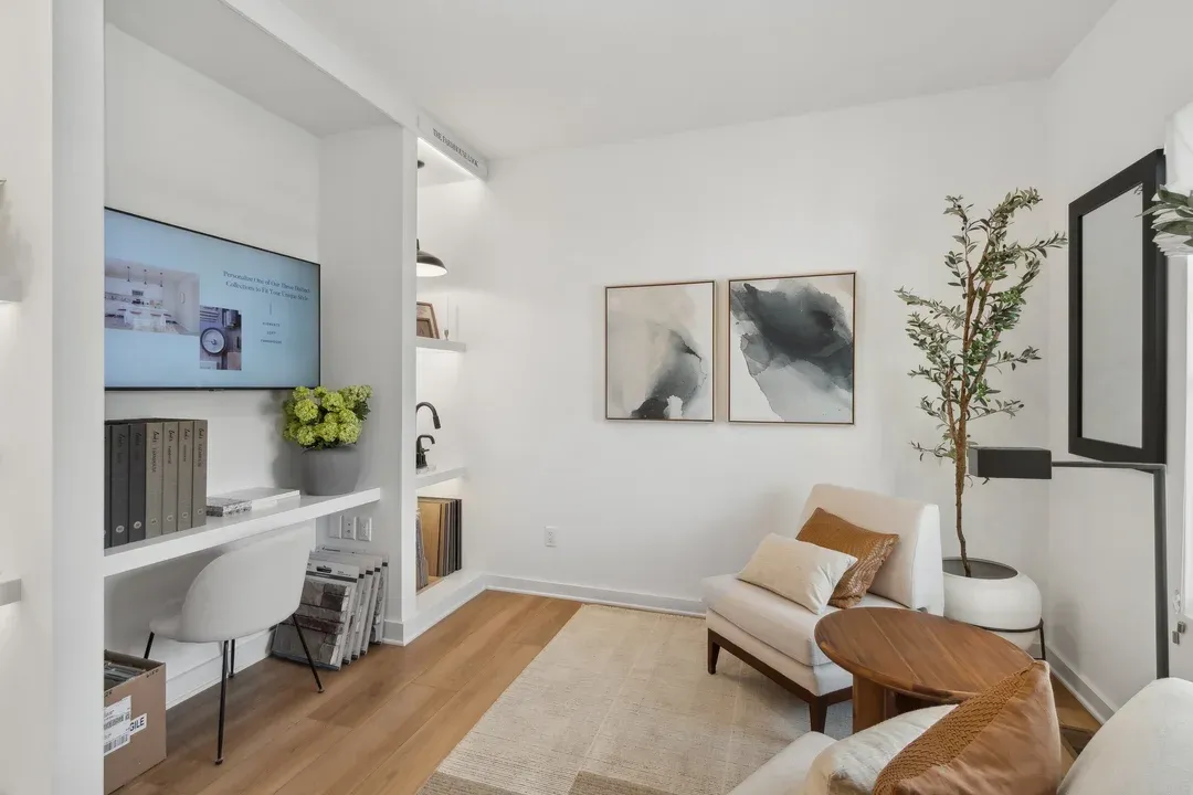 Home office off of foyer