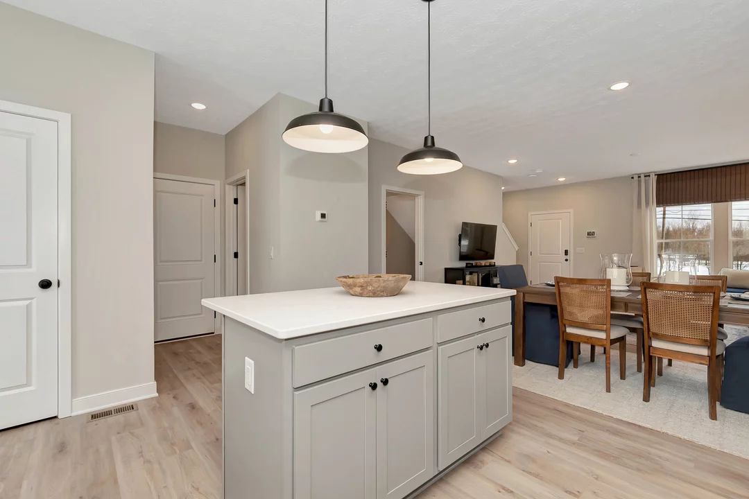 Kitchen with center island