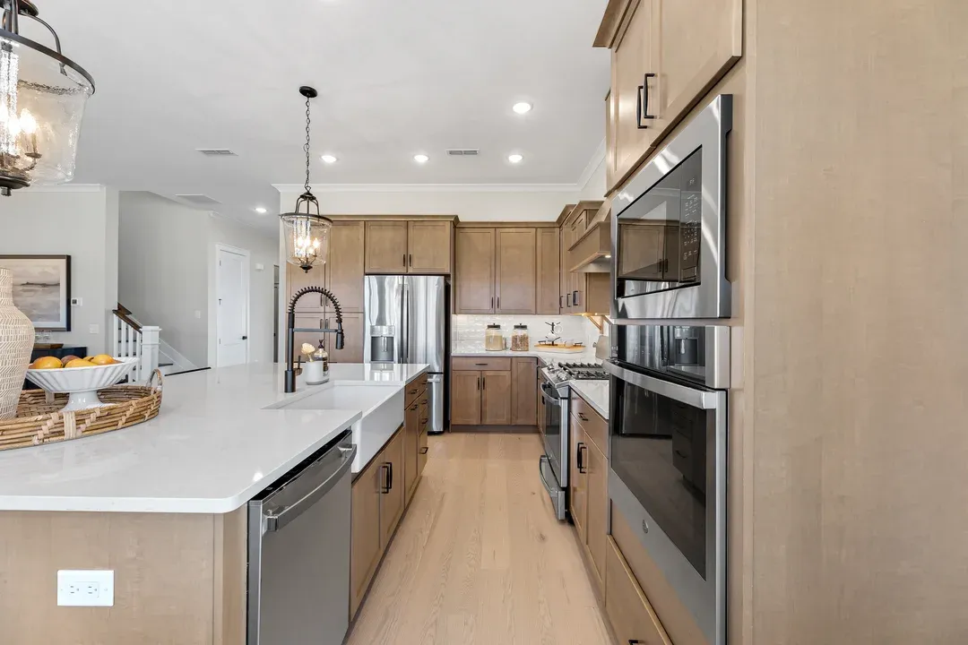 Kitchen with center island