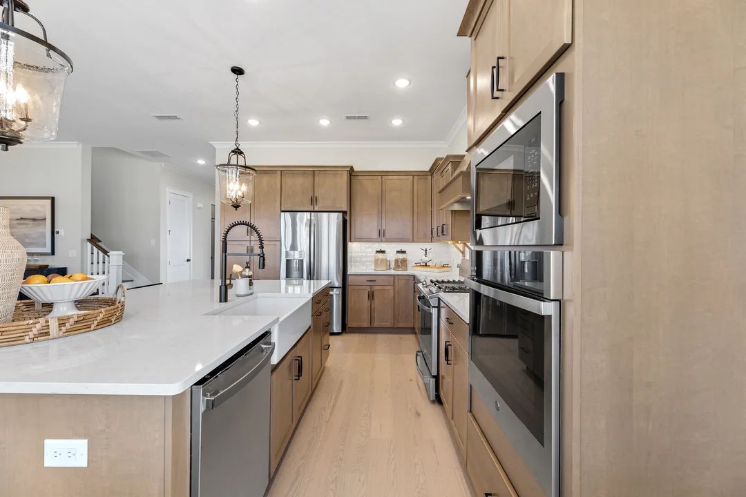 Kitchen with center island