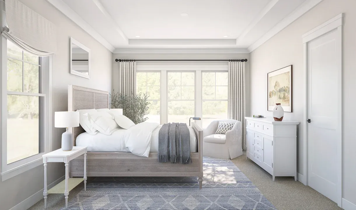 Primary suite with tray ceiling-Artist Rendering