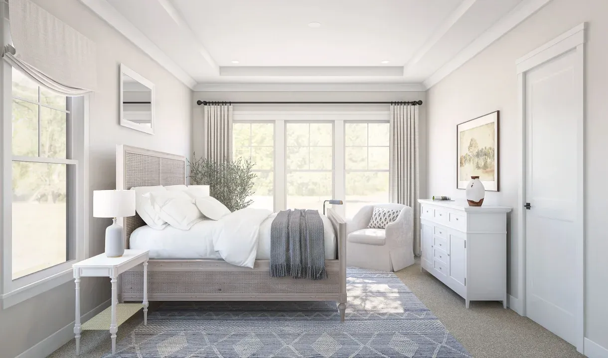 Primary suite with tray ceiling-Artist Rendering