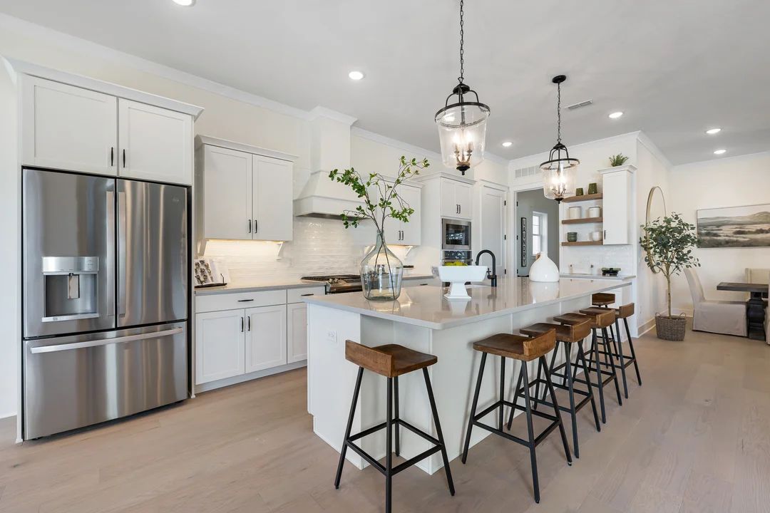 Kitchen with center island