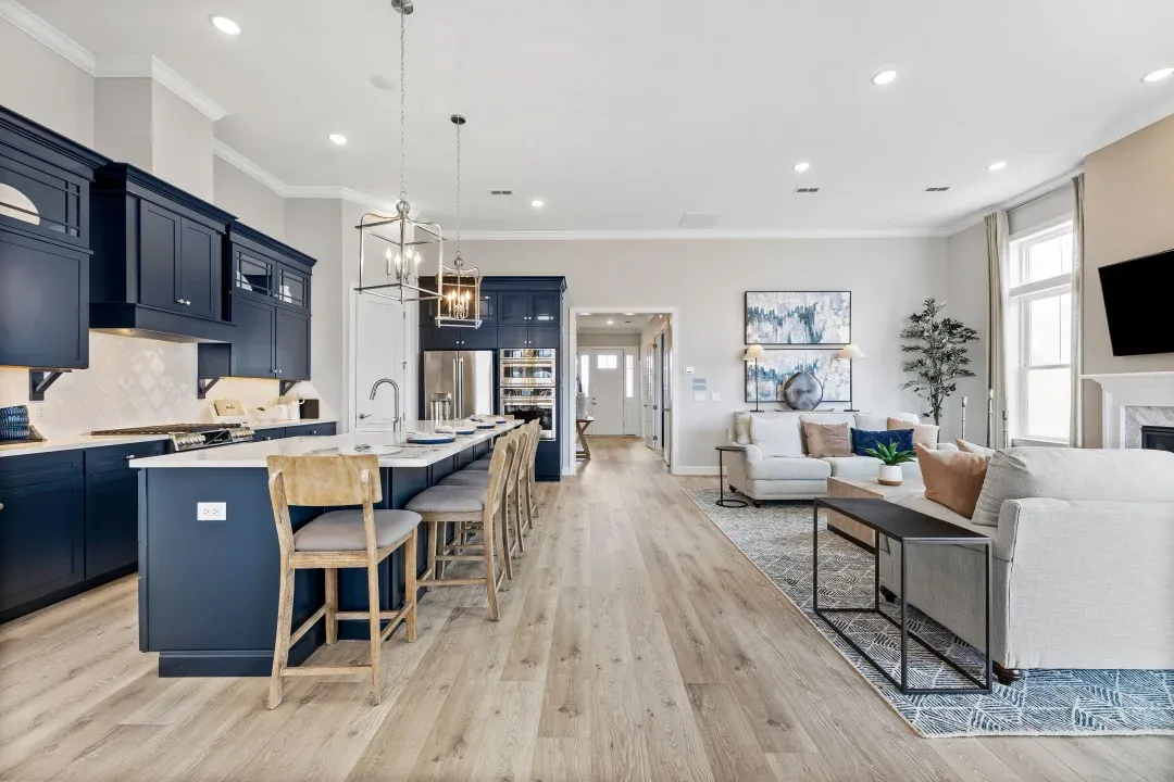 Kitchen with center island
