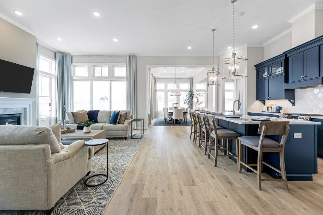 Open concept floorplan