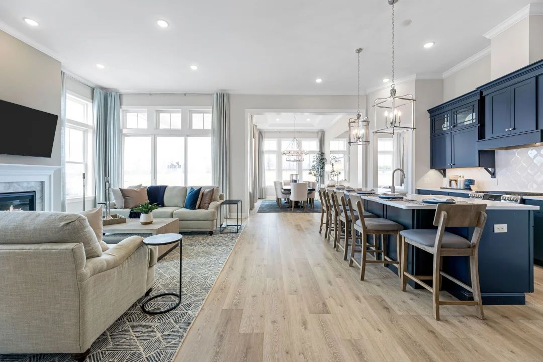 Open concept floorplan
