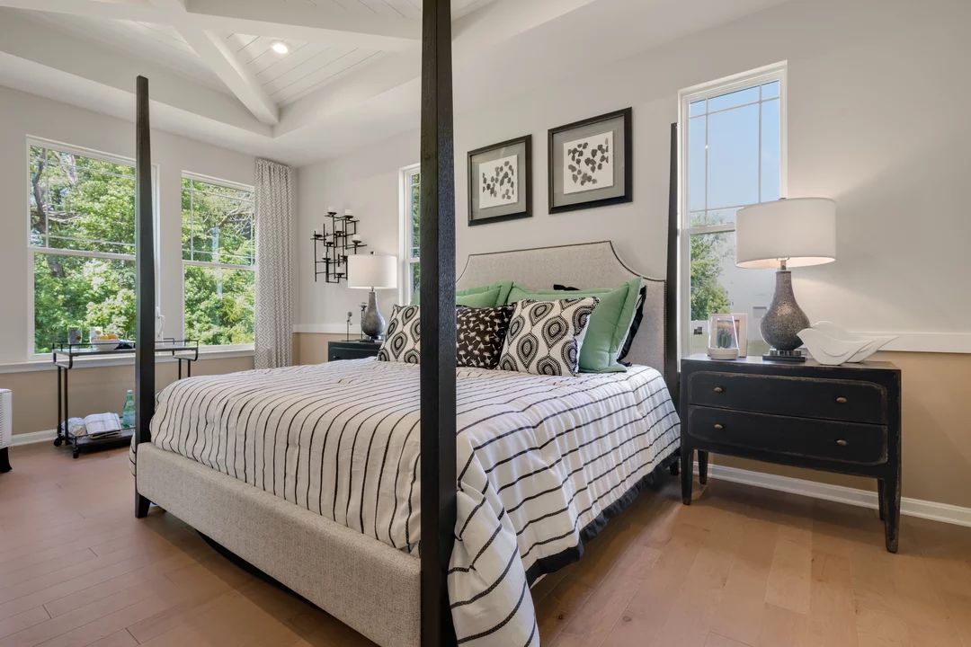 Primary suite with tray ceiling