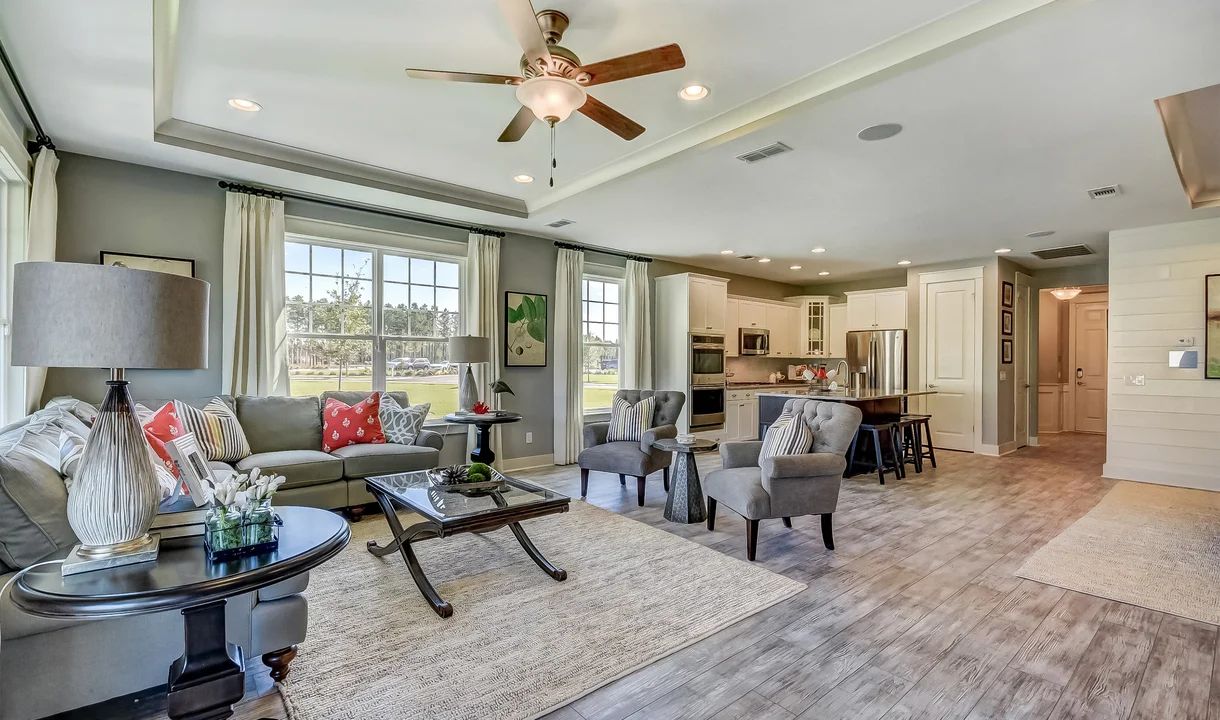 Open concept floorplan