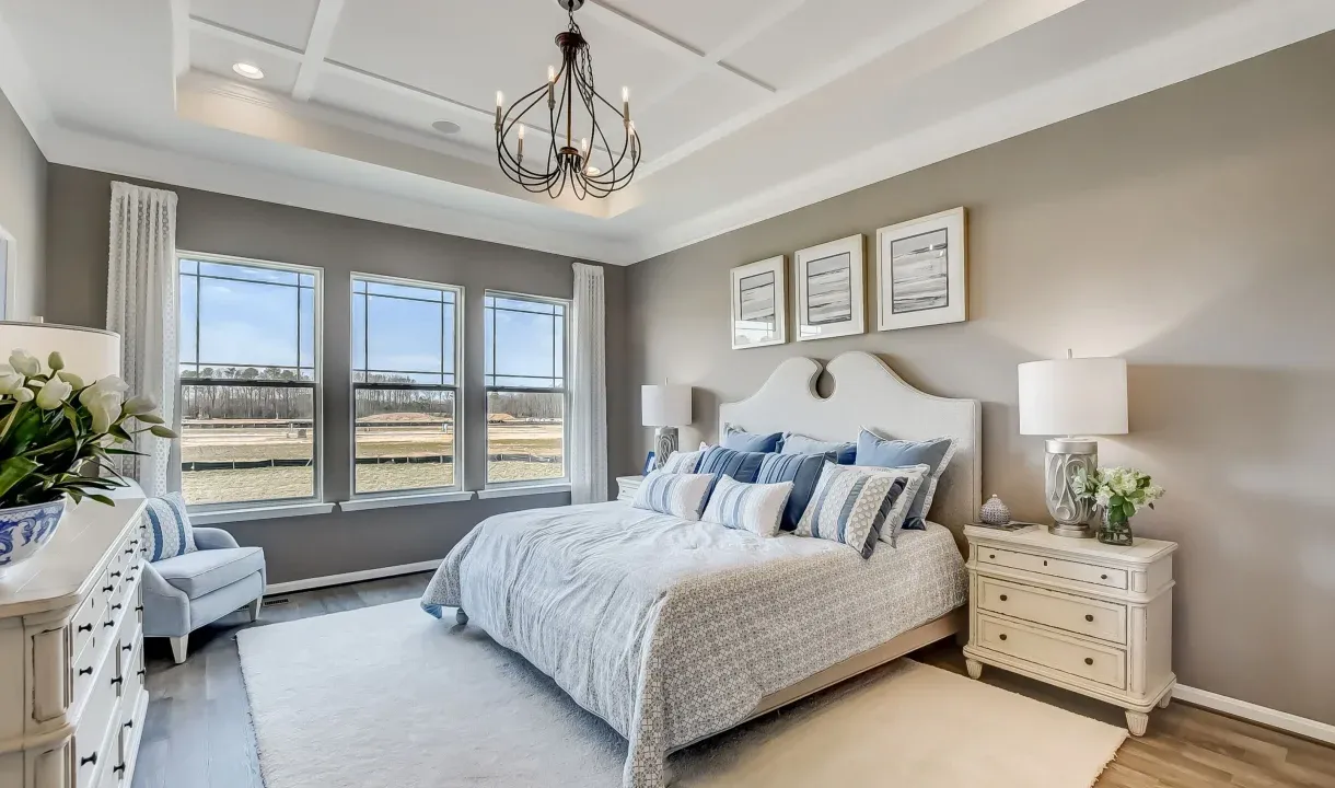 Owner's suite with tray ceiling