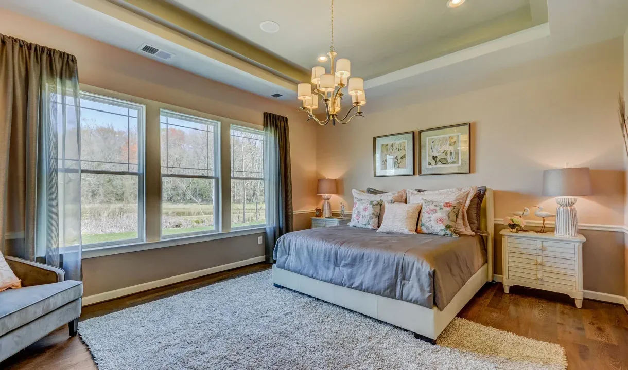 Owner's suite with tray ceiling