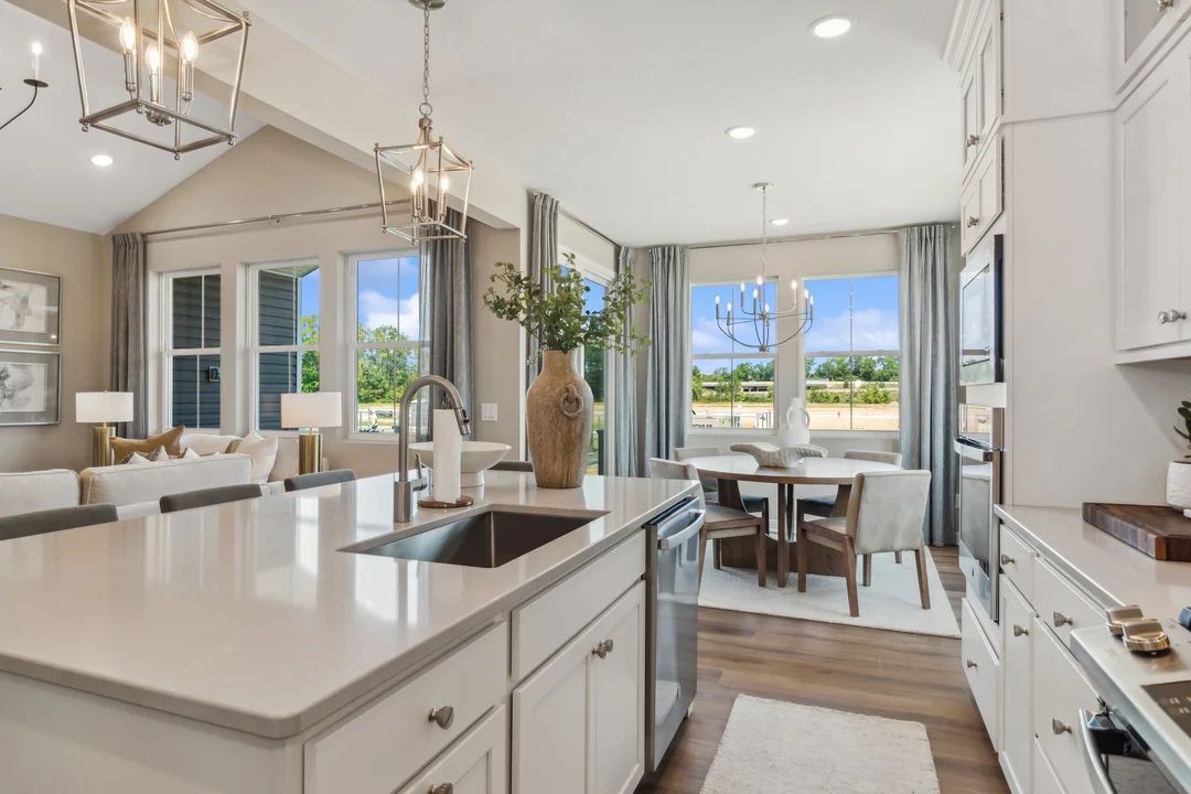 Kitchen with center island